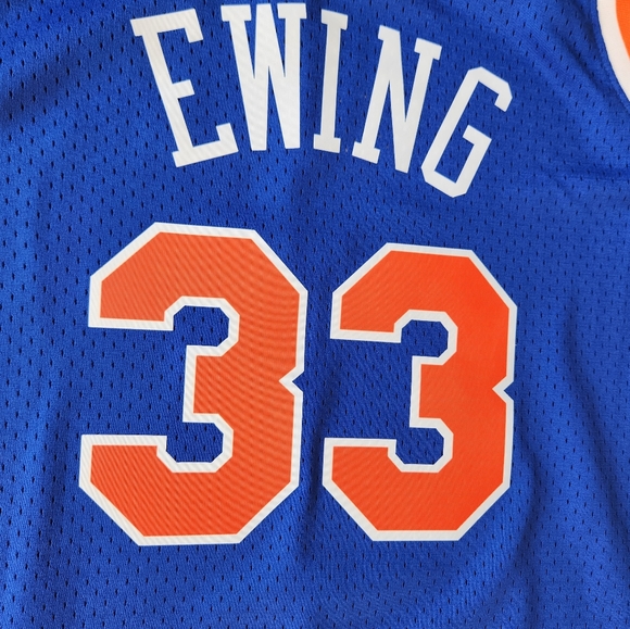 Patrick Ewing Jersey NBA New York Knicks Blue size M to 2XL - Picture 5 of 6